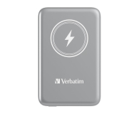 Verbatim Charge 'n' Go Magnetic Wireless Power Bank 10000mAh szary - 1236535 - zdjęcie 1